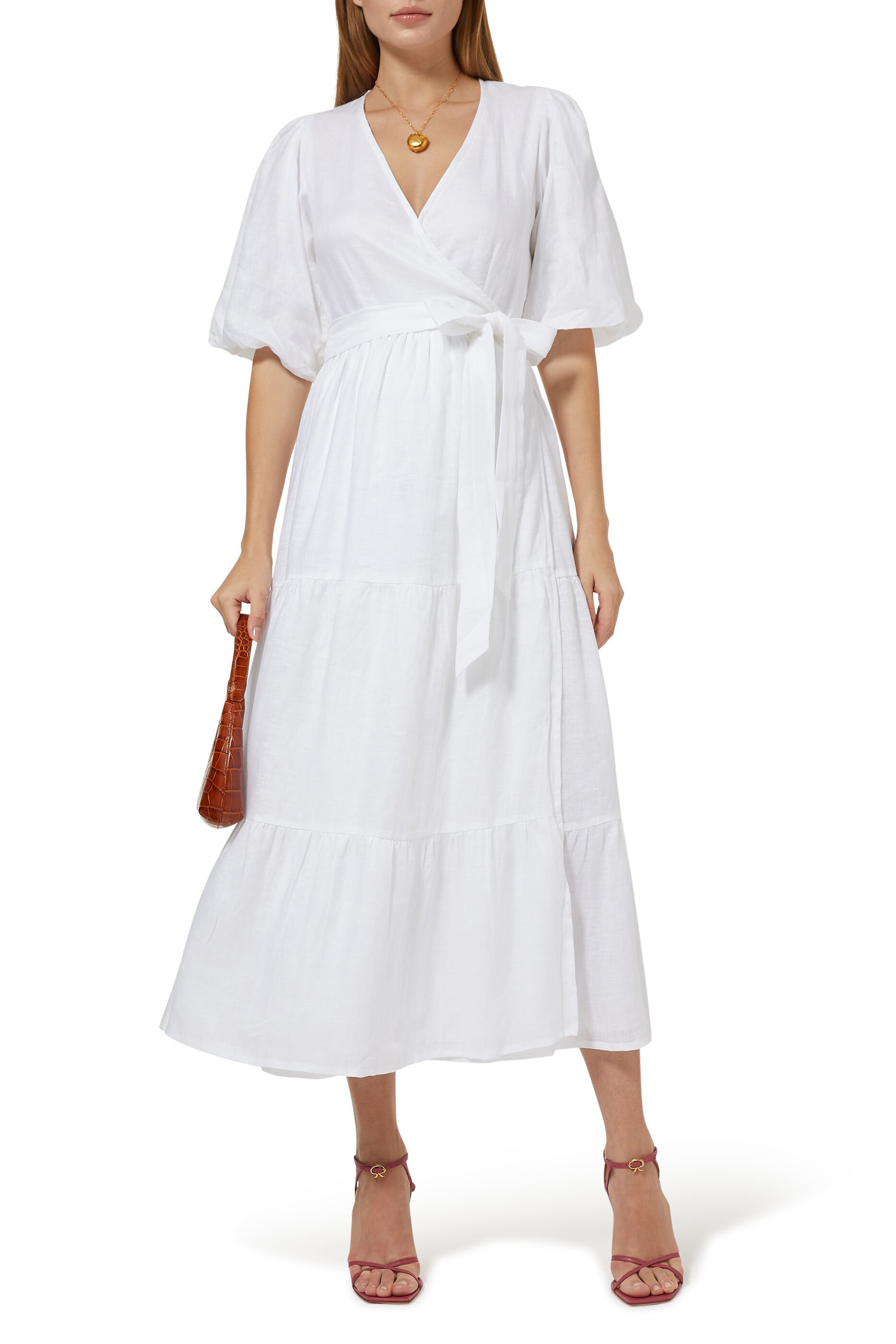 Buy Faithfull The Brand Edee Wrap Dress ...